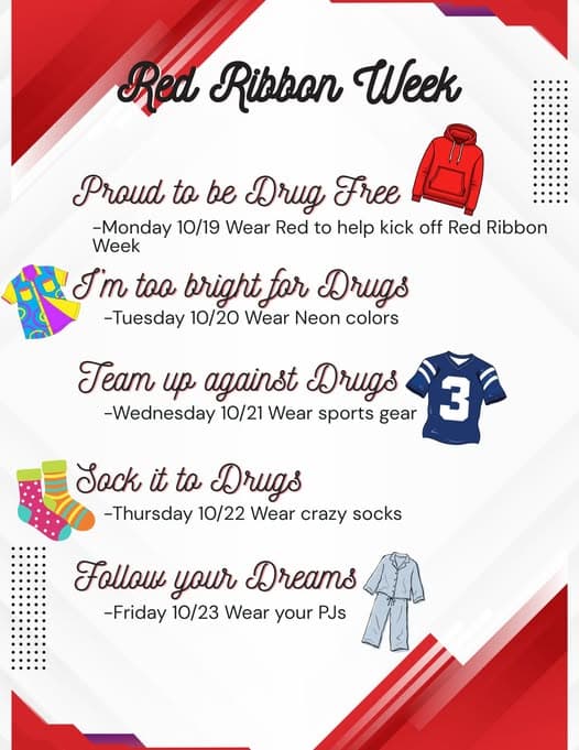 Red Ribbon Week: Sock it to Drugs - Wear crazy socks