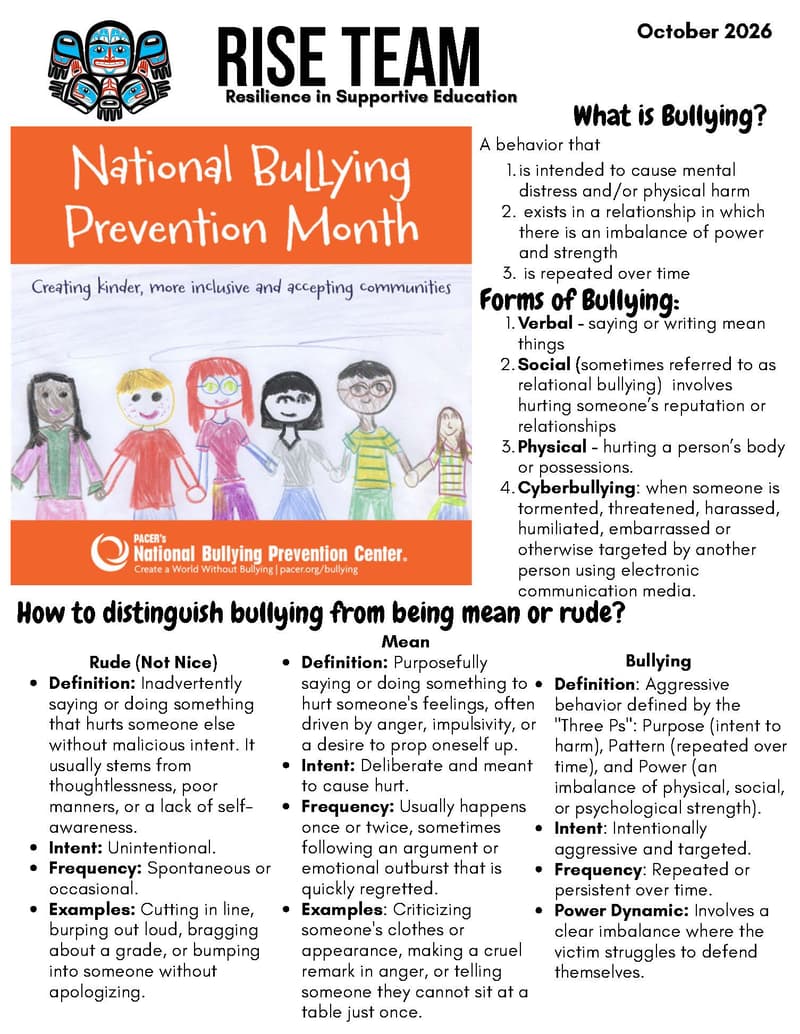 National Bullying Prevention Month