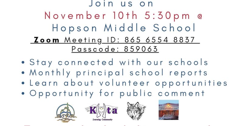 School Advisory Council Meeting