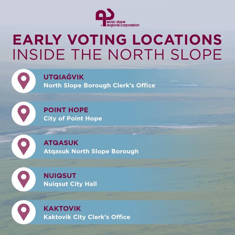 Reminder to ASRC Shareholders: In-person voting in the 2026 general election is current… (2/2)