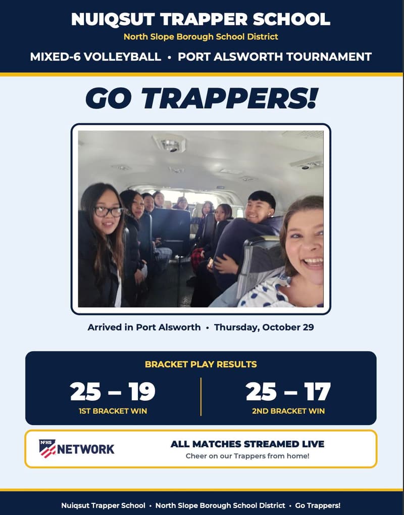 Trapper Volleyball Update: Port Alsworth Tournament (1/2)