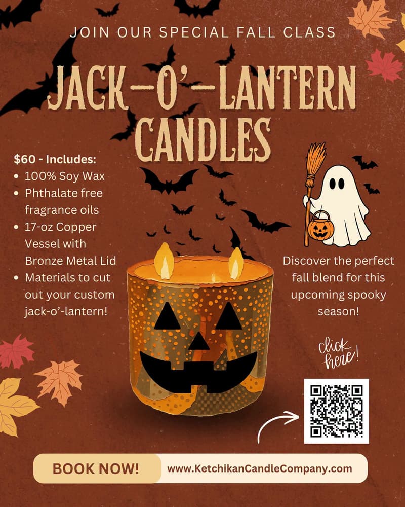 Jack-O'-Lantern Candles Class