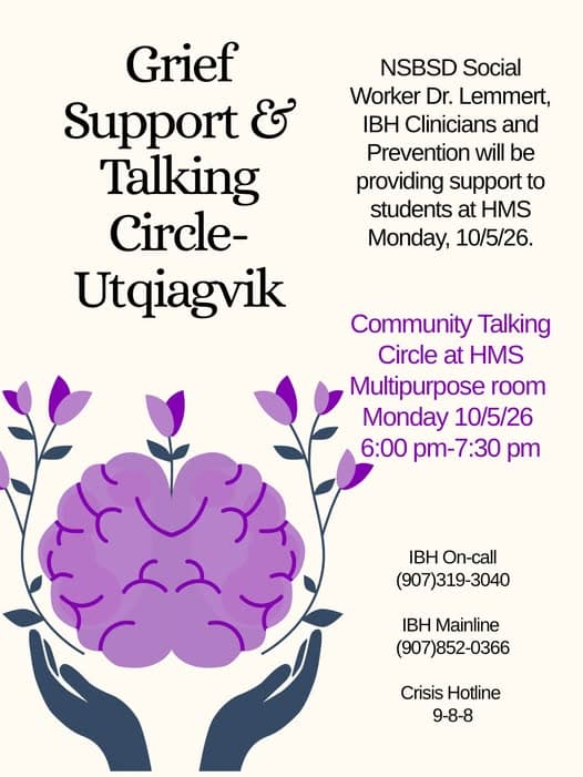 Grief Support & Talking Circle - Utqiaġvik
