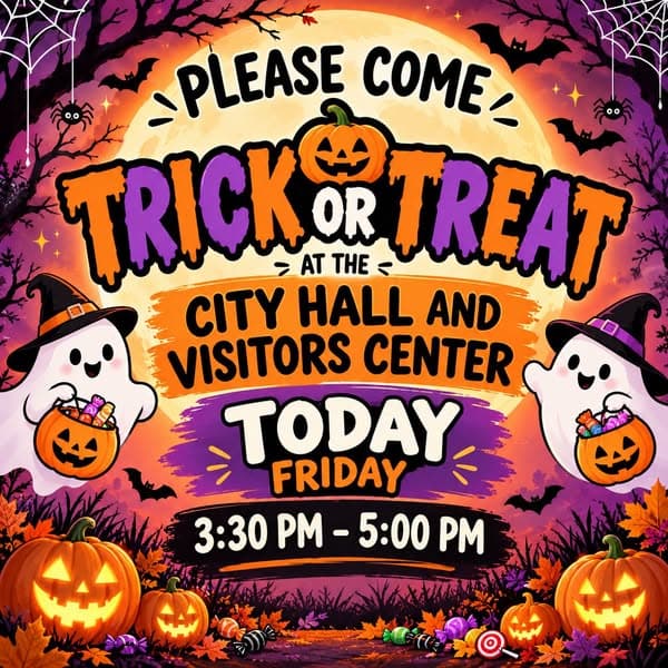 Trick or Treat at City Hall & Visitors Center