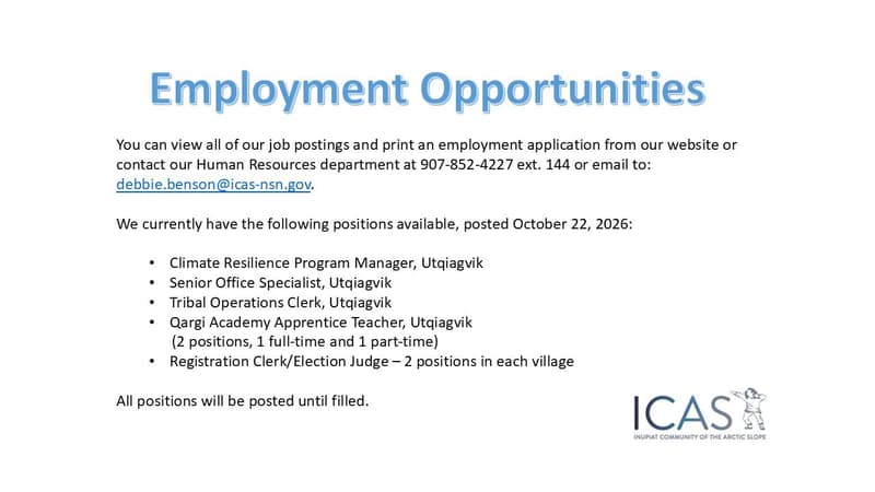 Employment Opportunities