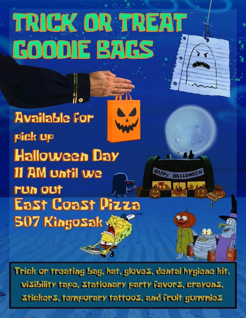 Trick or Treat Goodie Bags Pick Up