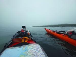 Kayaks in Cape Caution area