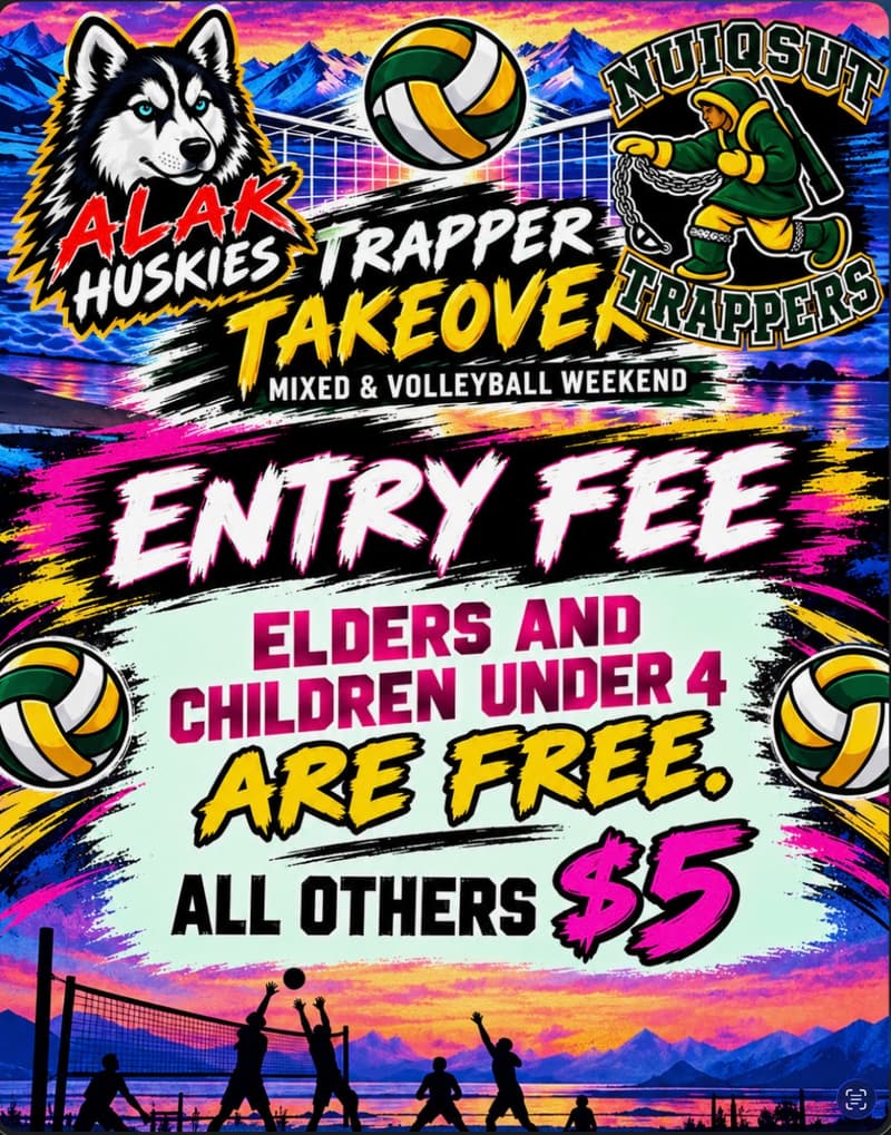 Trapper Takeover Mixed & Volleyball Weekend Entry Fee Information