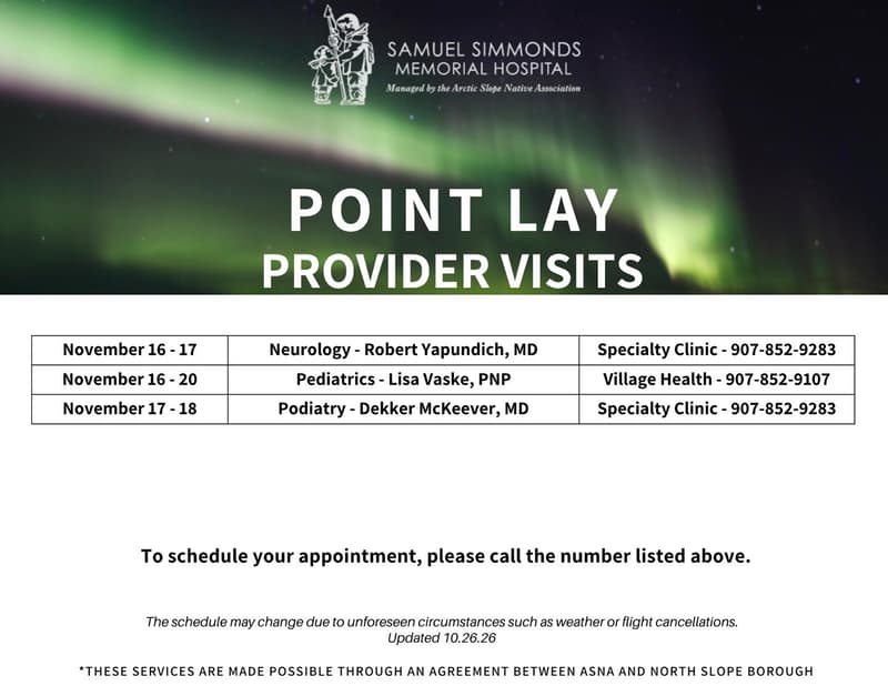 Podiatry — Point Lay