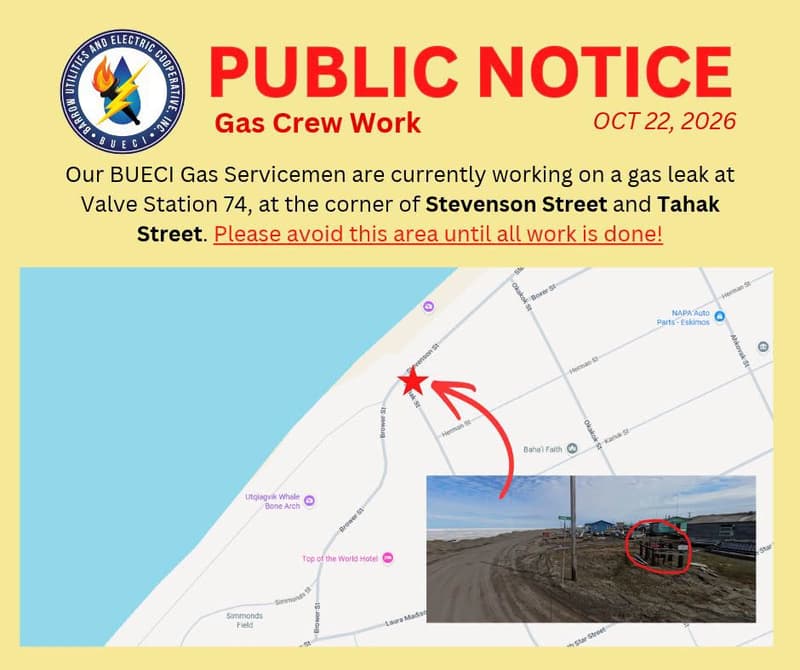 Gas Leak Repair Work & Area Avoidance