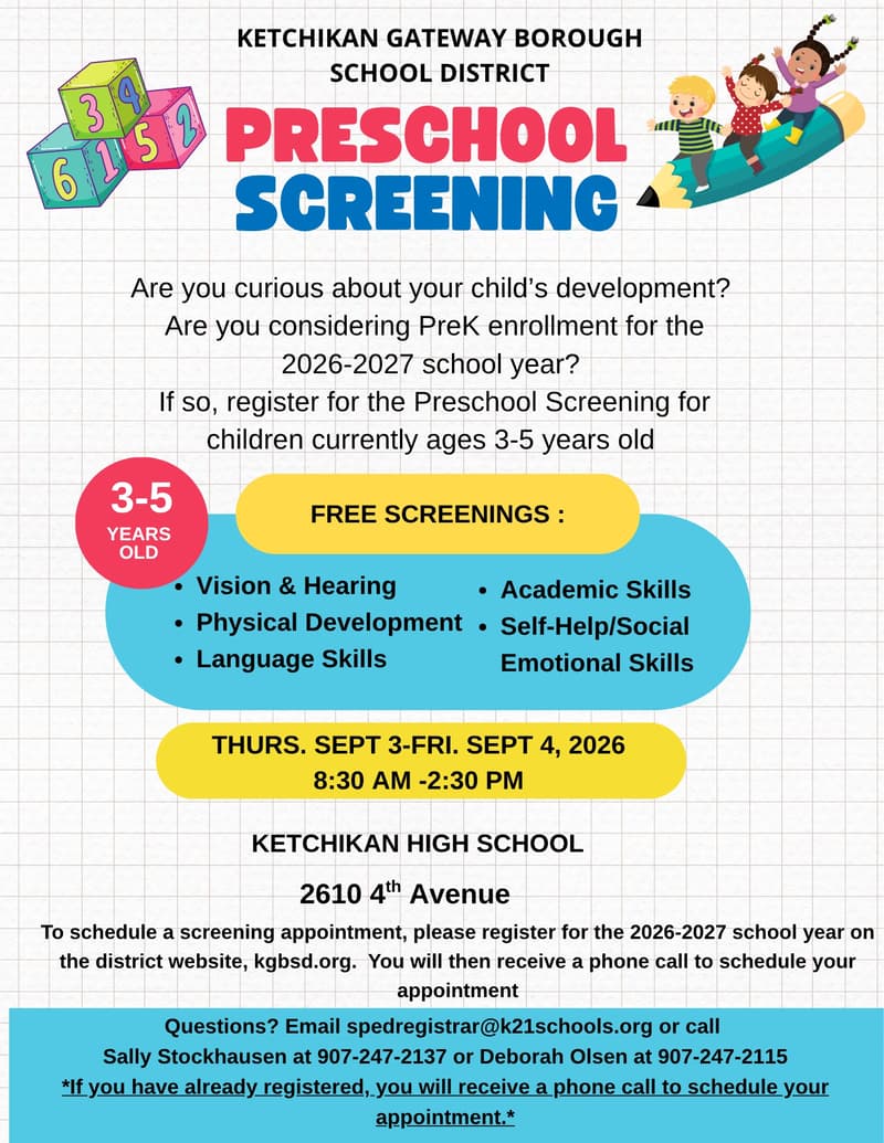 Preschool Screening (1/2)