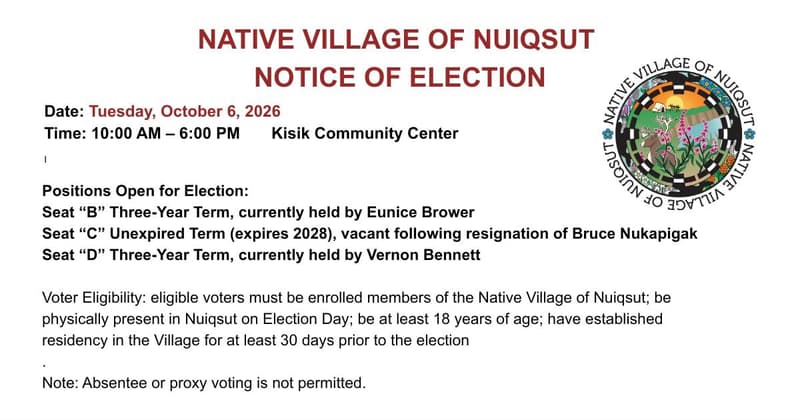 Native Village of Nuiqsut Election