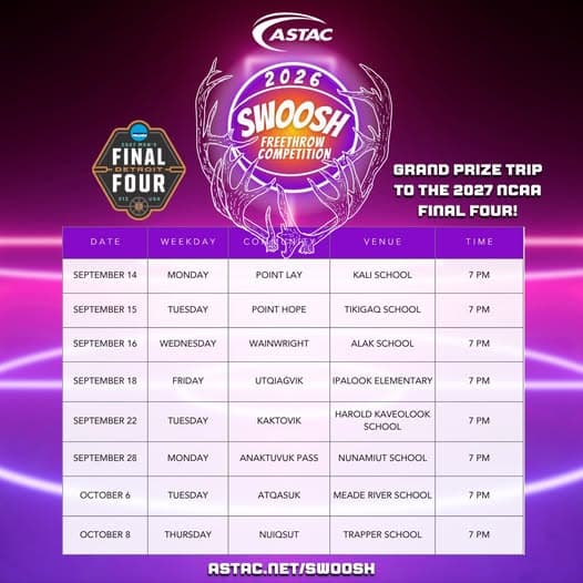 2026 ASTAC Swoosh Free Throw Competition — Nuiqsut