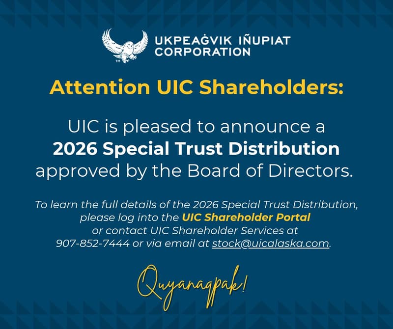 UIC Announces 2026 Special Shareholder Trust Distribution