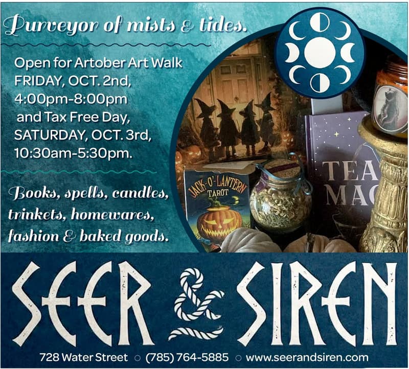 Seer & Siren: Artober Art Walk & Tax Free Day