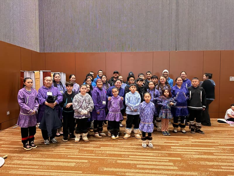 The Naqsragmiut Dancers from Anaktuvuk Pass recently traveled to Anchorage to perform a… (1/4)