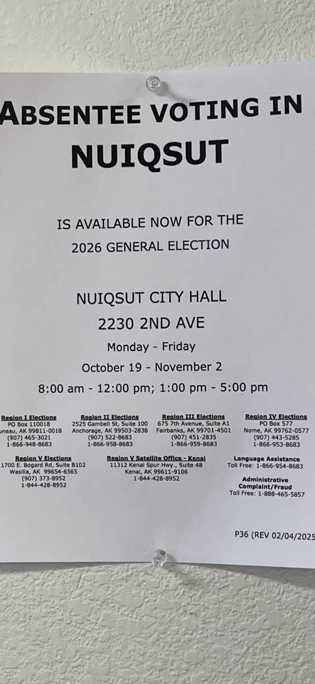 Absentee Voting for the 2026 General Election