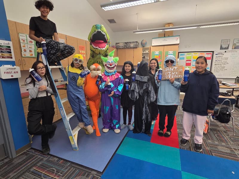 Mrs. Jorgensen's Students Halloween Celebration and Thank You to ICAS