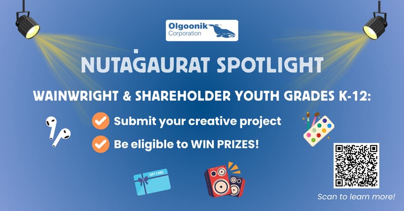 Nutaġaurat Spotlight for Wainwright & Shareholder Youth